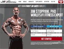 Tablet Screenshot of jimstoppani.com